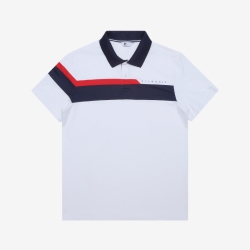 Fila Golf Single Pollution - Miesten Poolopaita - Valkoinen | FI-85741